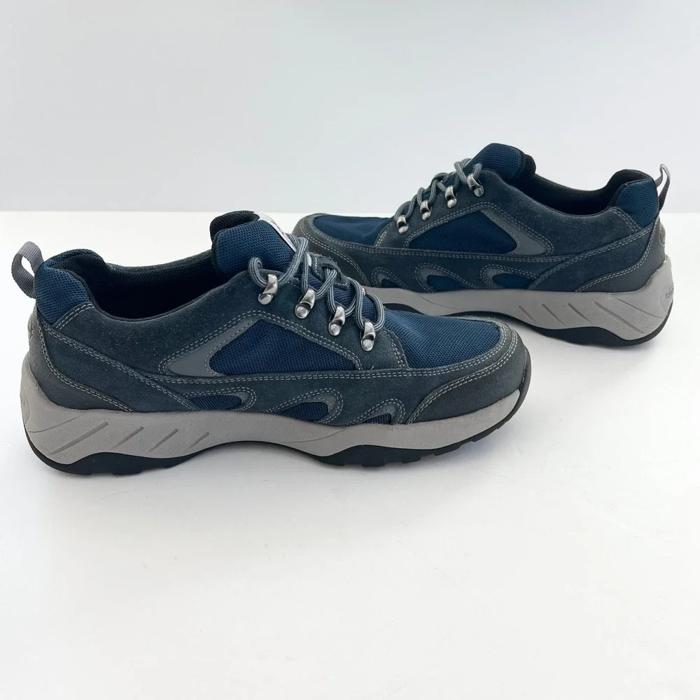 ROCKPORT XCS Riggs Mens Sneaker Walking Shoe Size 10.5 US Navy Blue Suede C16304